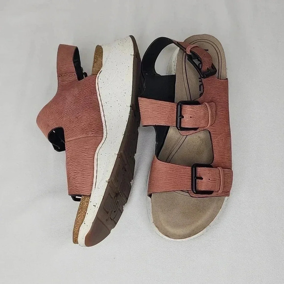 Bionica Olin-Dessert Rose Slingback Wedge Sandals size 9.5 - Picture 10 of 12